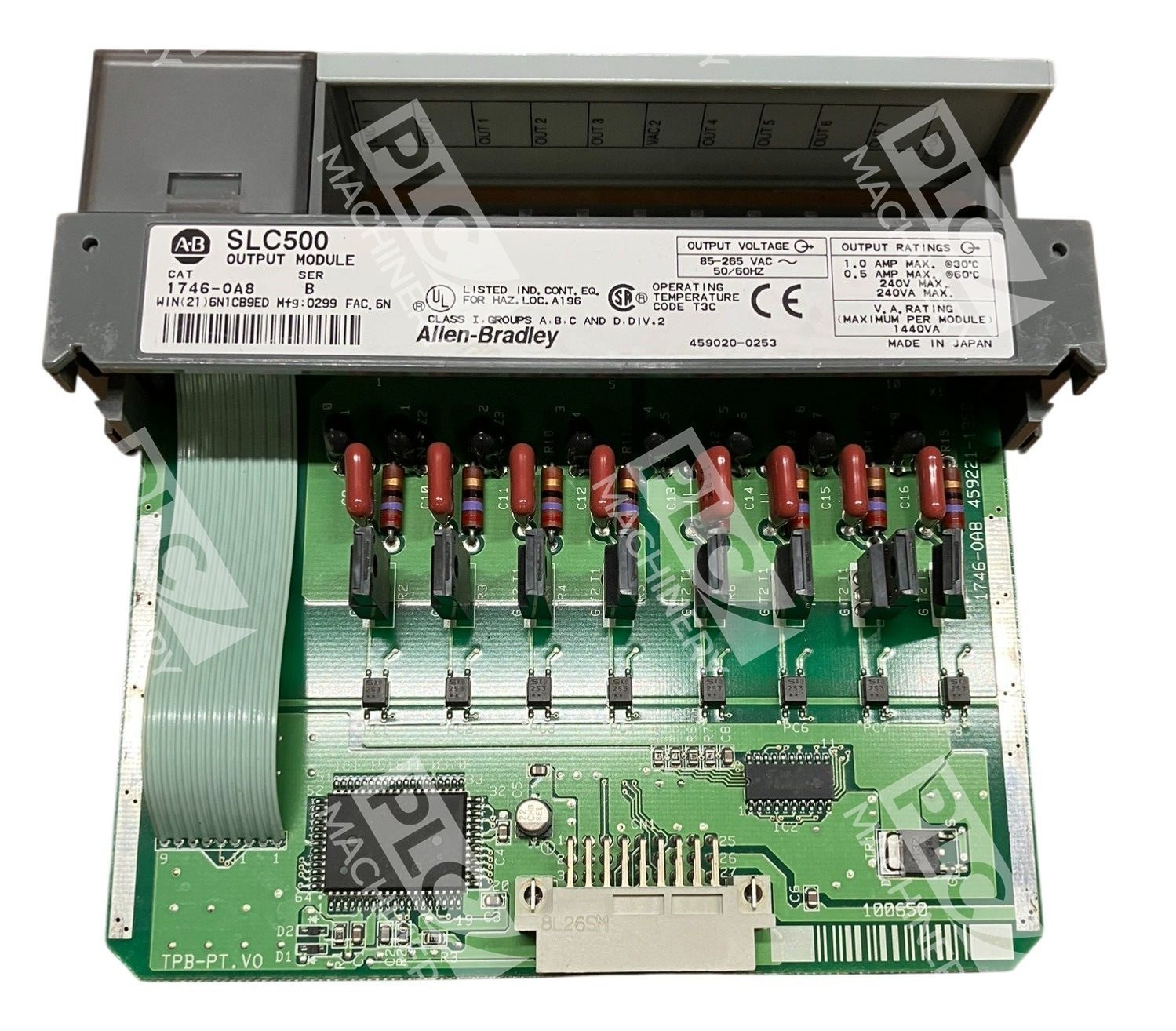 Allen Bradley AB SLC 500 Output Module 1746-OA8 /B