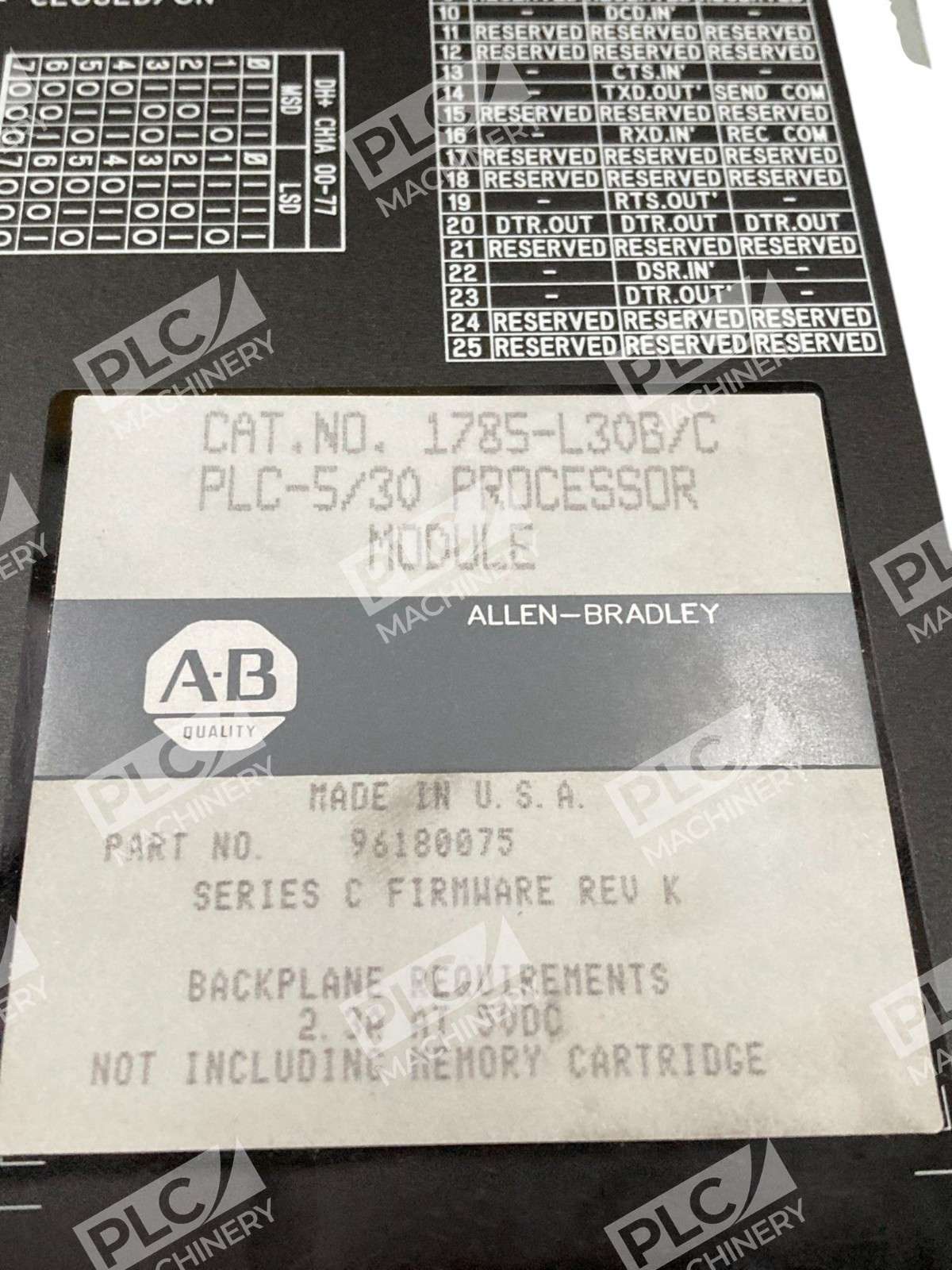 Allen Bradley PLC-5/30 Processor Module