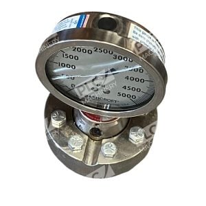 Ashcroft 0 5000PSI Pressure Gauge Q 8962 w Type 100 Mounting