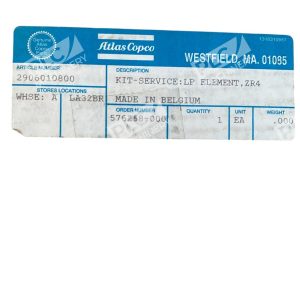 Atlas Copco 2906 0108 00 ZR4 LP Exchange Element Kit 2906010800 226885090911