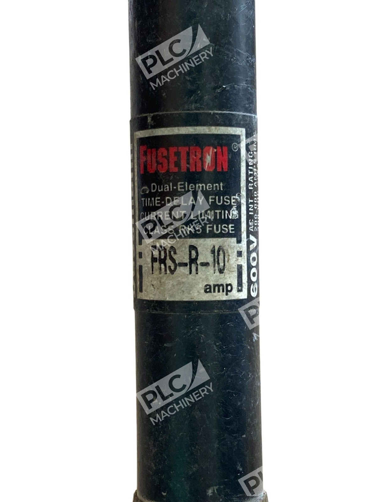 BUSSMAN FRS-R-10 FUSETRON TIME DELAY FUSE 10 AMP 600V - Image 6