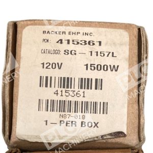 Backer EHP 415361 120V 1500W Water Heater Element SG-1157L