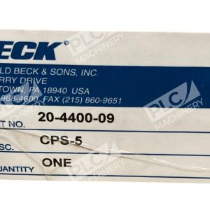 Beck CPS-5 Monitor Assembly 20-4400-09