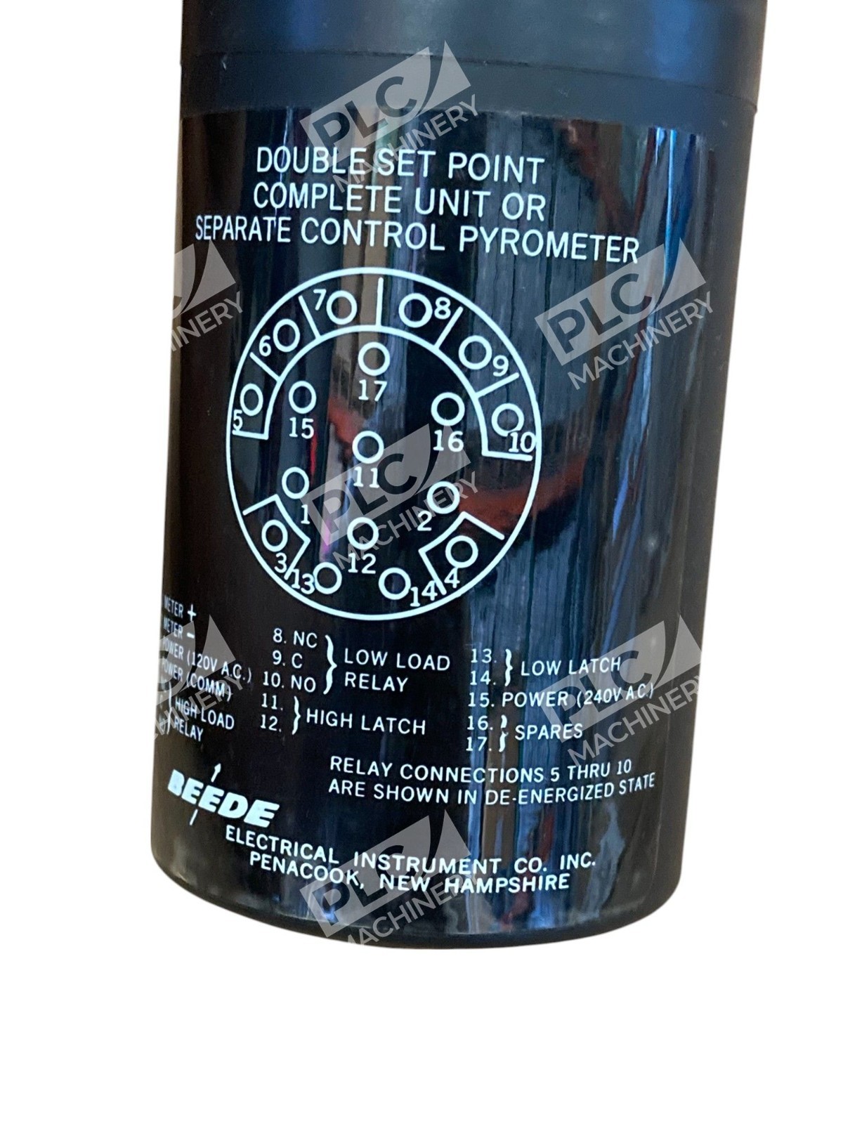 Beede 920106 0-5AAC 0-300AC Amperes Panel Meter Relay MR4-24-07 PJ - Image 8