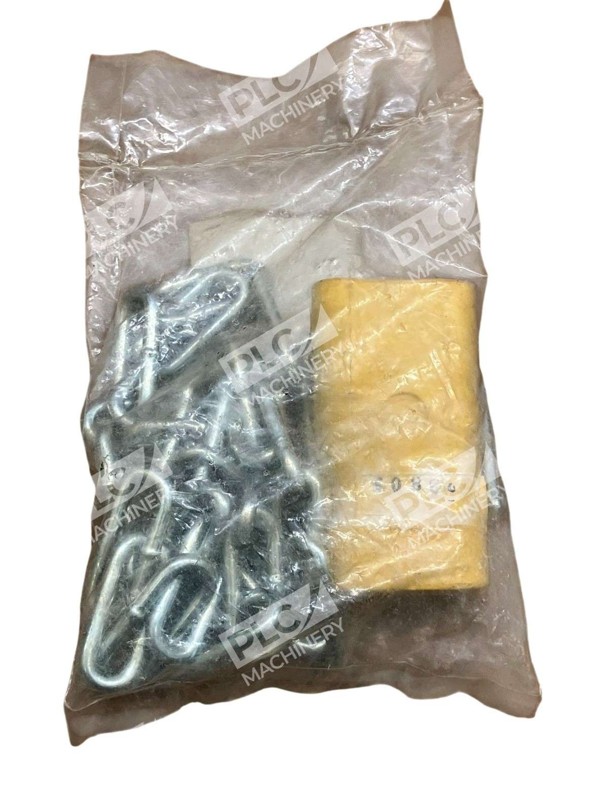 Brad Harrison 22805 Safety Plug 2-Pole 600V 25A Yellow w/ 36" Chain - Image 4