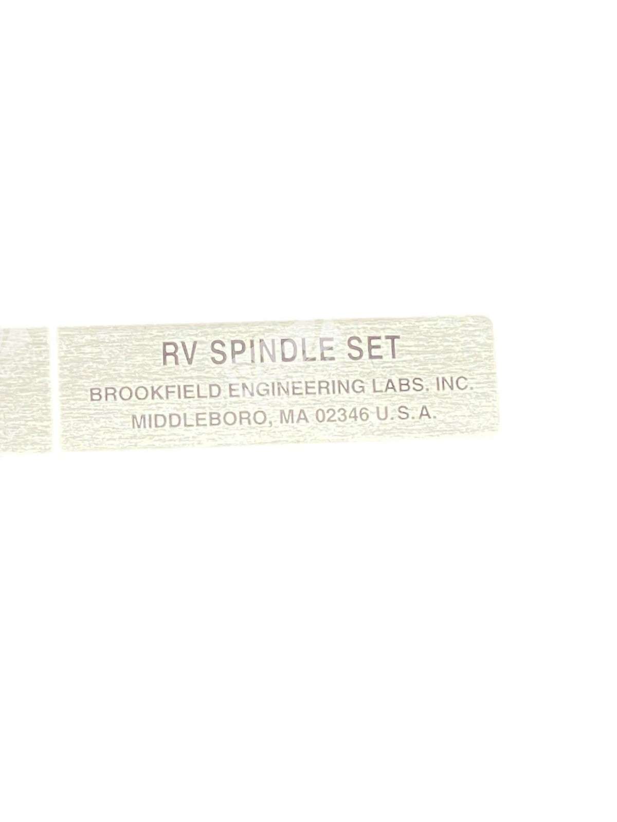 Brookfield RV Spindle Set Stainless Steel for Viscometer Viscosity Testing - Image 3