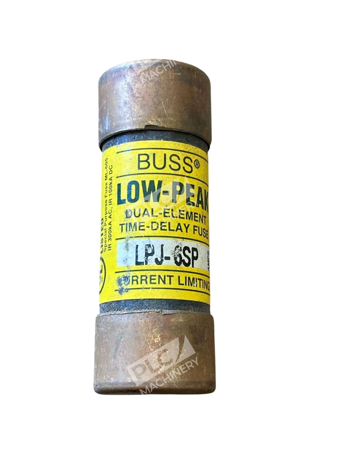 Bussmann LPJ-6SP Fuse Dual-Element Time-Delay Fuse 600V Lots of 3 - Image 4