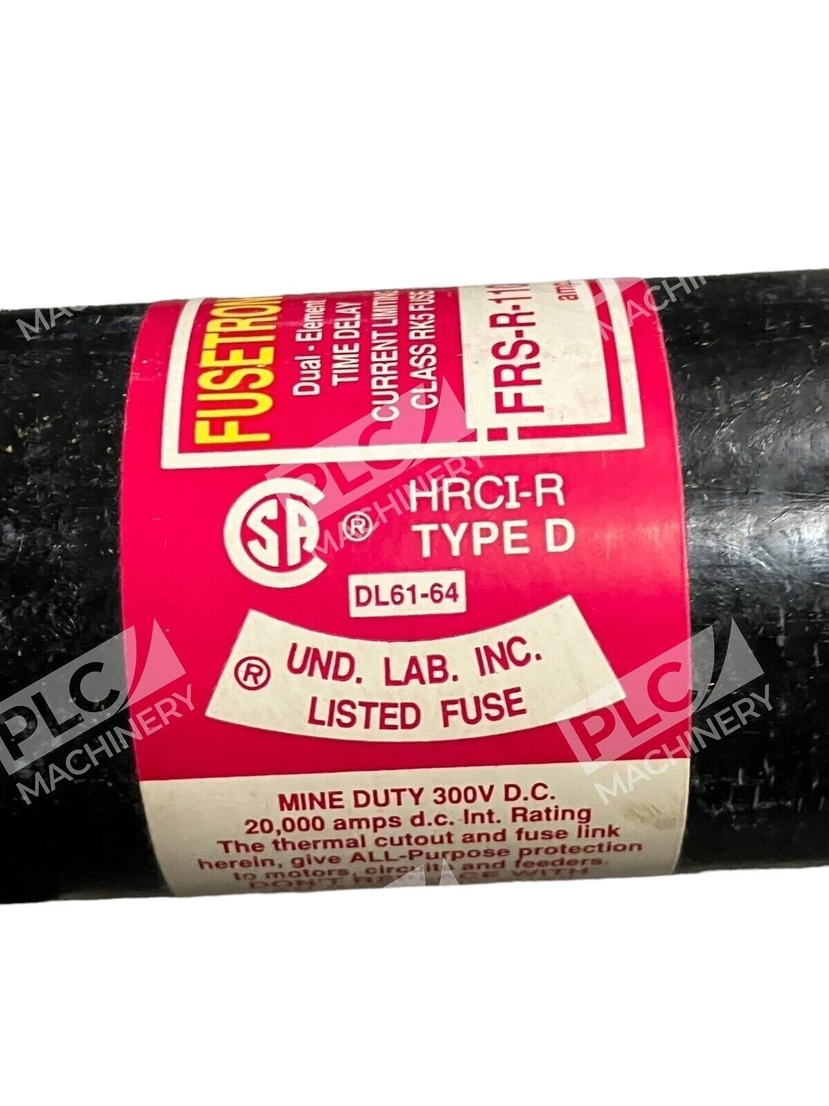 Cooper Bussmann FRS-R-110 Fusetron Dual Element Class RK5 Time Delay Fuse - Image 7