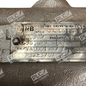 Crosby Valve Gage Co 961101FA 300PSIG UVNB Ammonia Relief Valve JMBL61CA 226869308181