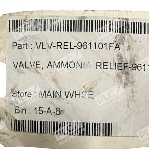 Crosby Valve Gage Co 961101FA 300PSIG UVNB Ammonia Relief Valve JMBL61CA 226869308181