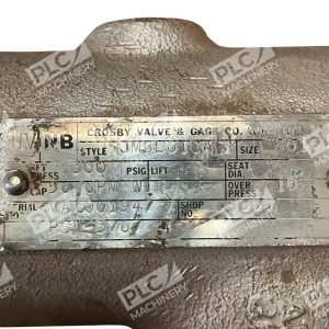 Crosby Valve Gage Co 961101FA 300PSIG UVNB Ammonia Relief Valve JMBL61CA 226869308181
