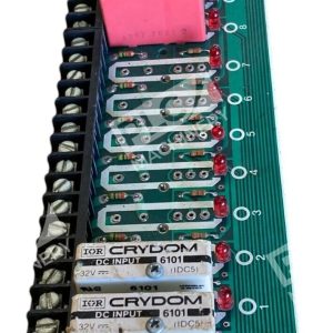 Crydom Controls IOR 14872815 12262 Rev D Relay Circuit Board W/ Relays MS-16H