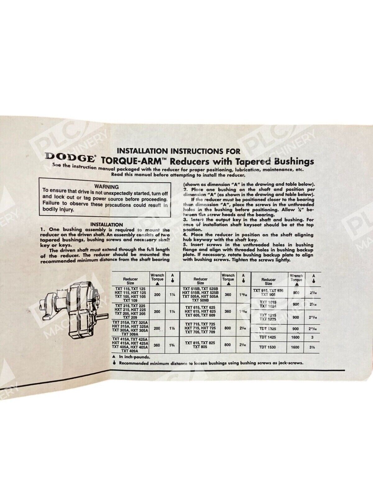 Dodge 244094 Torque Arm II Standard Bushing Kit TA5215TB3KIT - Image 6