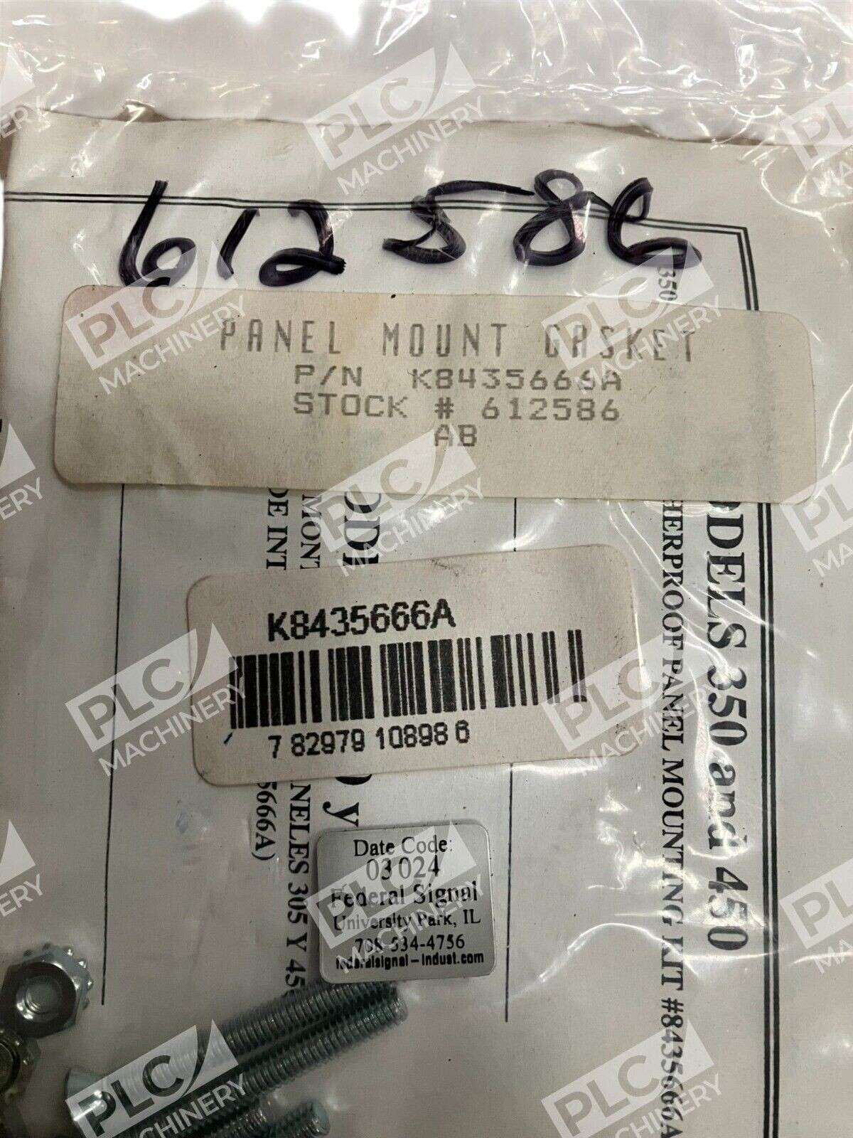 Federal 618586 Signal Panel Mounting Gasket Kit K8435666A - Image 3
