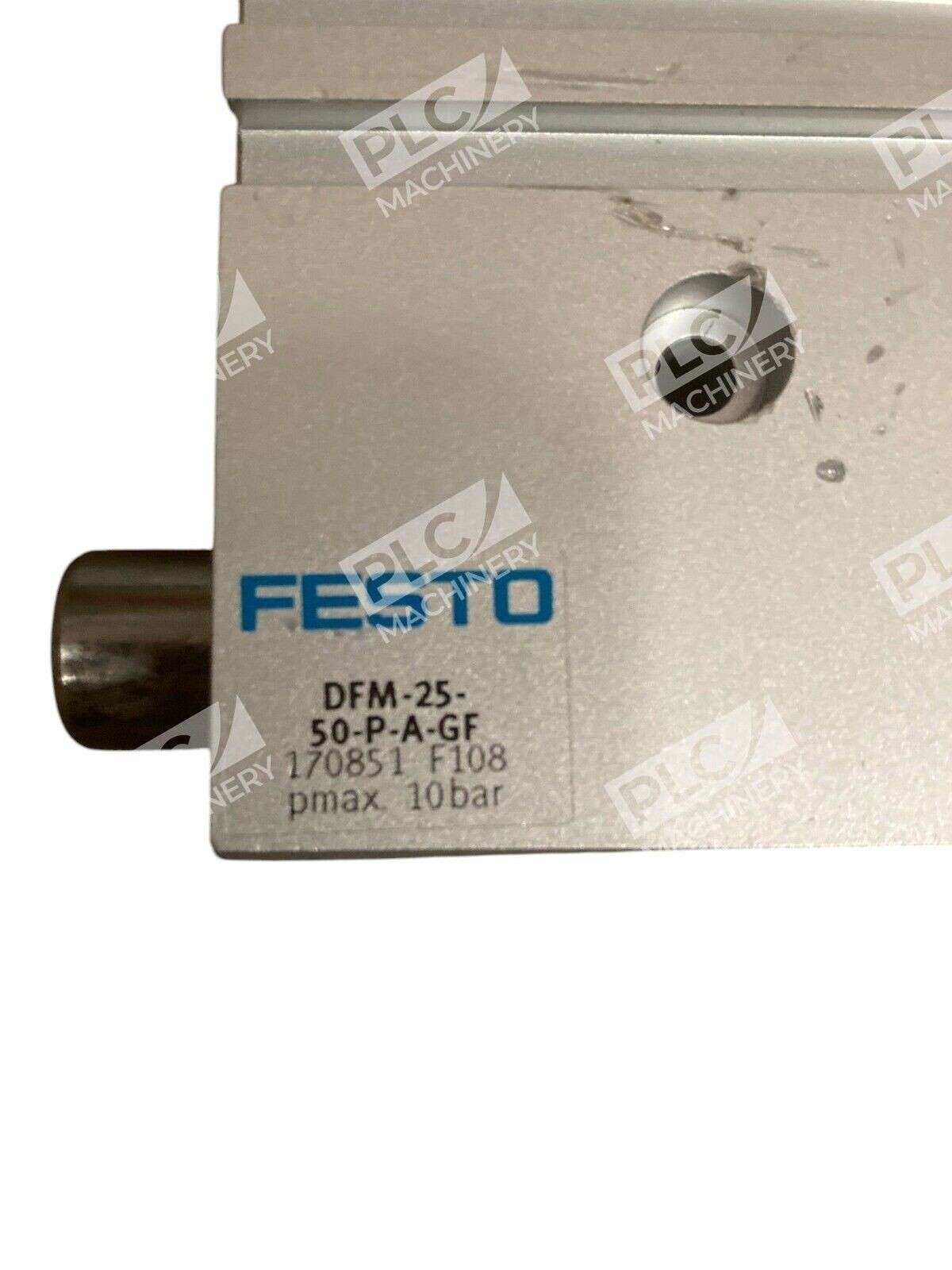 Festo 170851 10bar Sliding Guided Actuator DFM-25-50-P-A-GF - Image 3