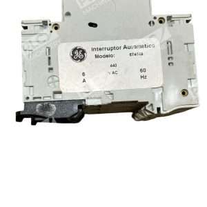 GE C6 3 Pole Miniature Circuit Breaker 6A C Curve 400V DIN Rail 674649 298011608201