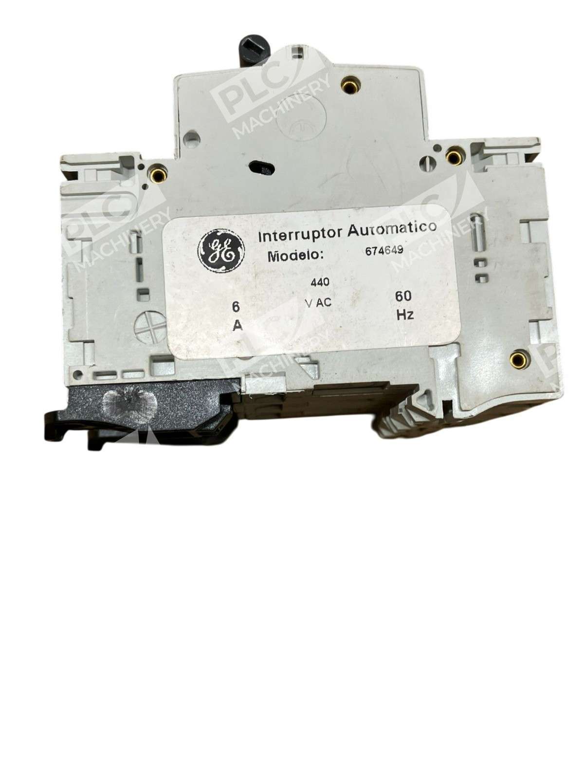 GE C6 3-Pole Miniature Circuit Breaker 6A C-Curve 400V DIN Rail 674649 - Image 6