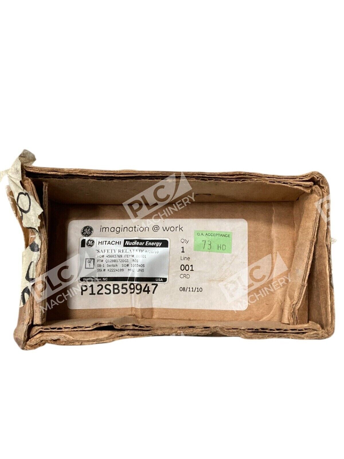 General Electric GE Hitachi P12SB59947 SB-1 Switch Q128B1720G3