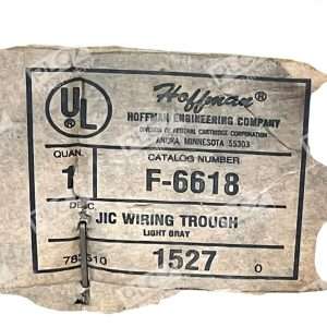 Hoffman 1527 JIC Wiring Trough Light Gray F 6618 226482479161