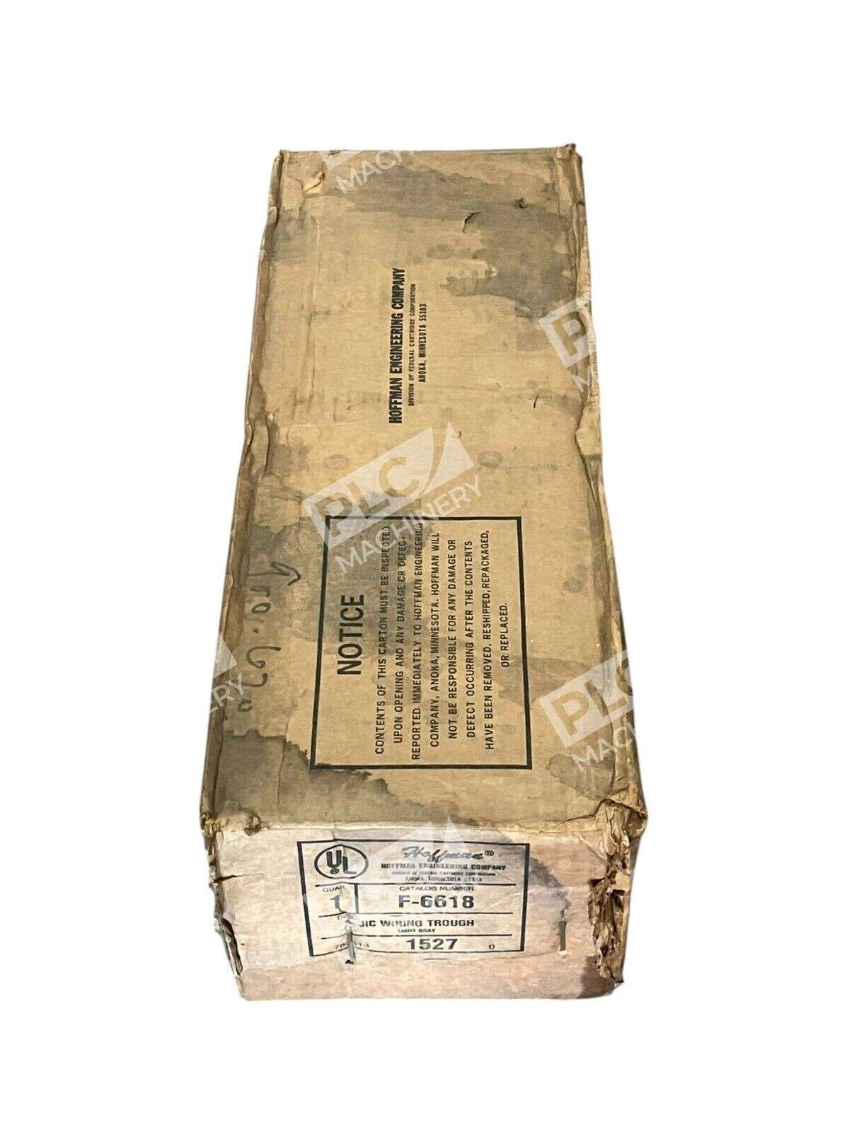 Hoffman 1527 JIC Wiring Trough Light Gray F-6618