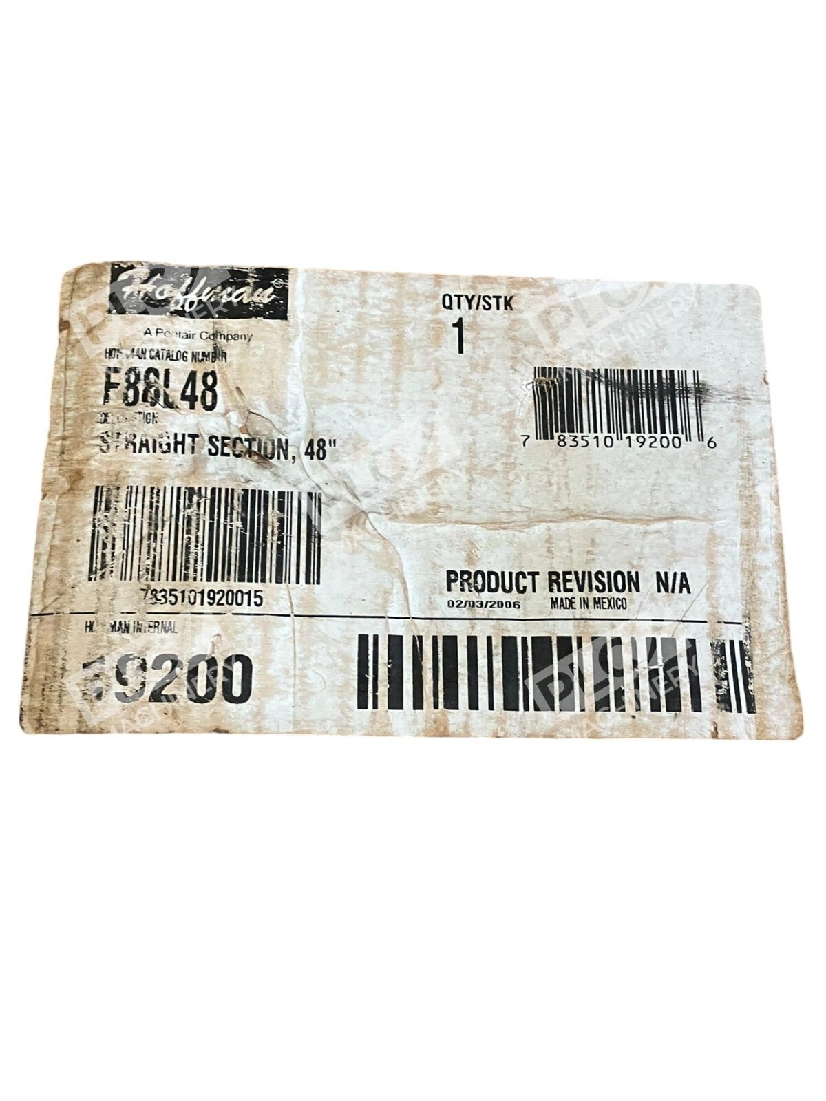 Hoffman 19200 Straight Section 48" F88L48 - Image 3