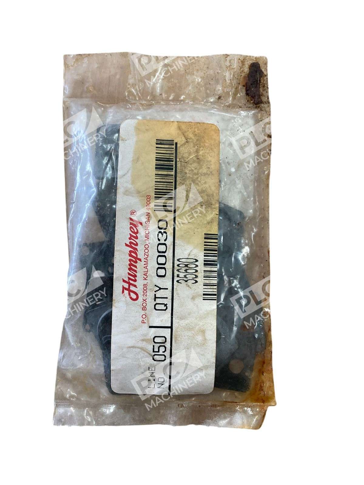 Humphrey 35680 Adapter Gasket B-Series Mini-Mizer to MTL Manifold Pack of 30