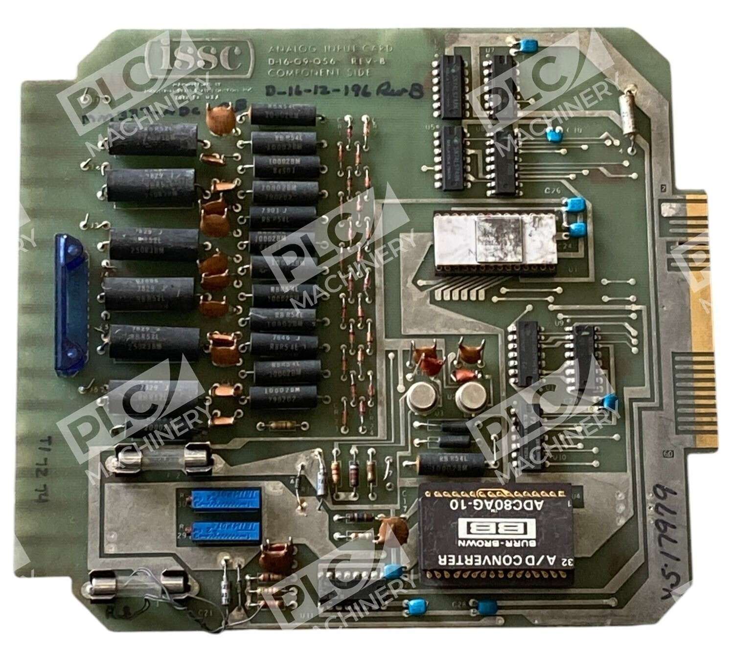 ISSC D-16-12-196 Rev B Analog Input Card D-16-09-056 Rev B