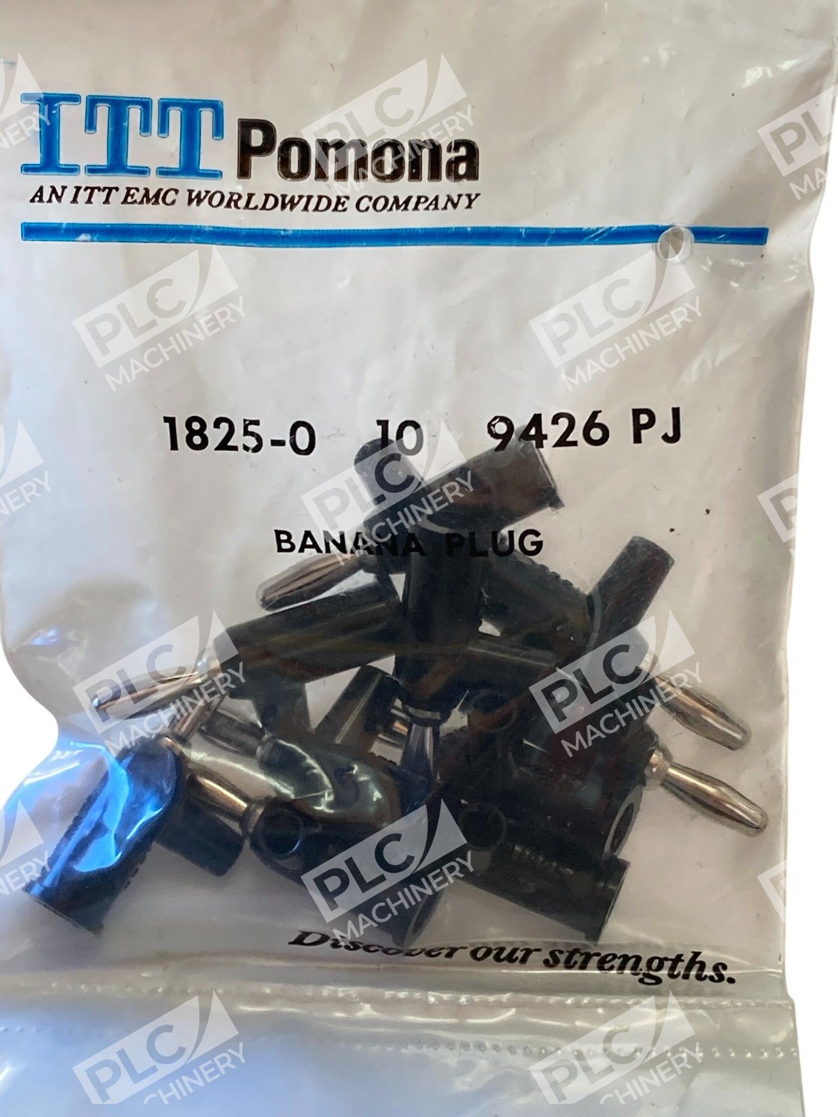 ITT Pomona 10 9426 PJ Black Banana Plug 1825-0 Pack of (10) - Image 3