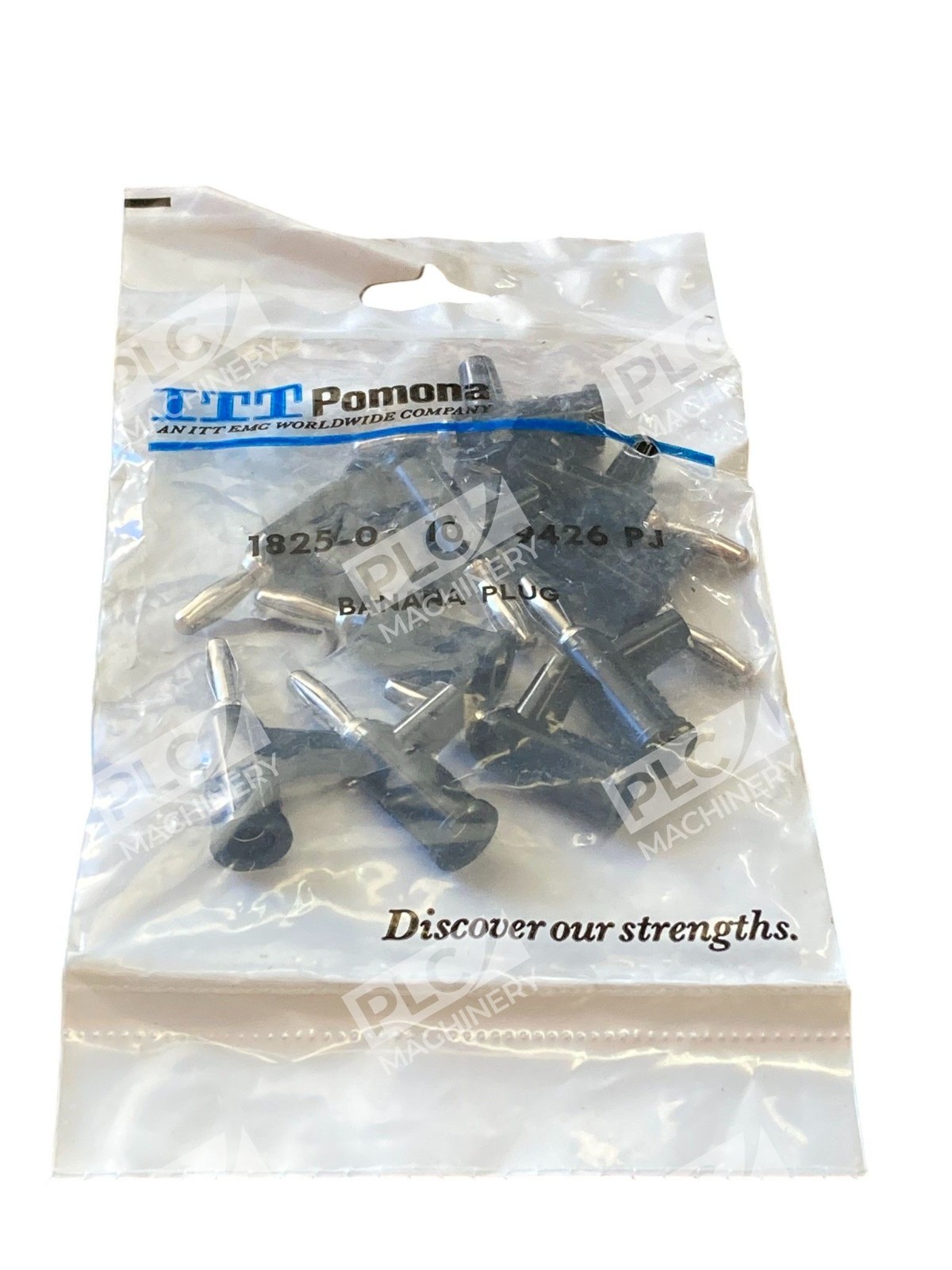 ITT Pomona 10 9426 PJ Black Banana Plug 1825-0 Pack of (10)