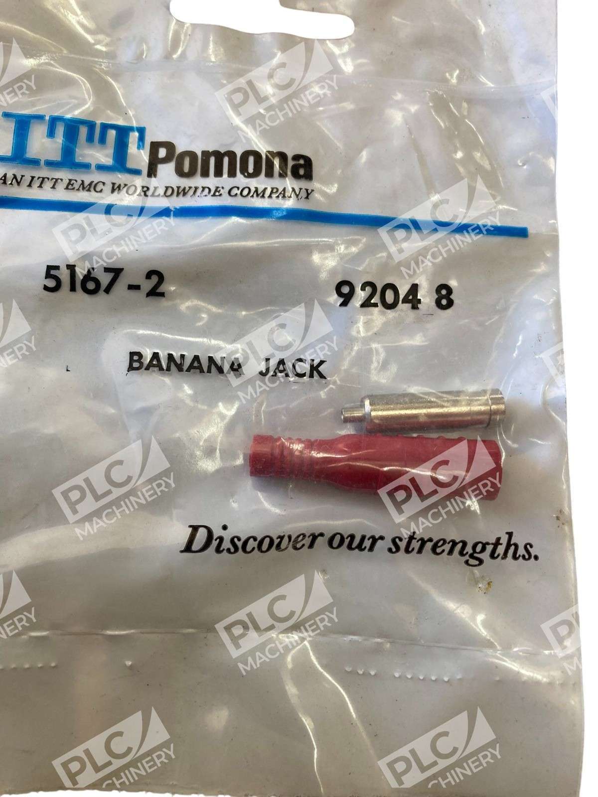 ITT Pomona 5167-2 Red Inline Banana Jack 15A 30VAC/60VDC Test Connector 92048 - Image 3
