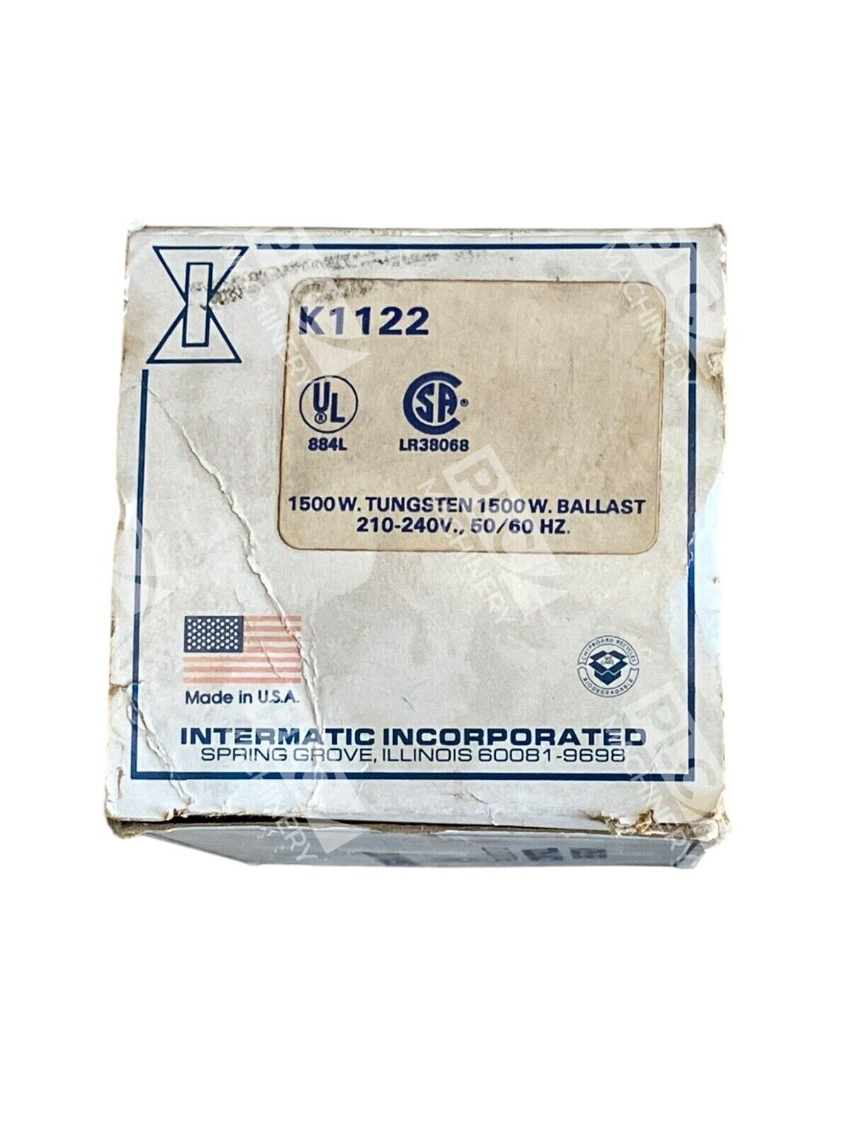 Intermatic 1500W 210-240V 50/60Hz Tungsten Ballast K1122 - Image 3