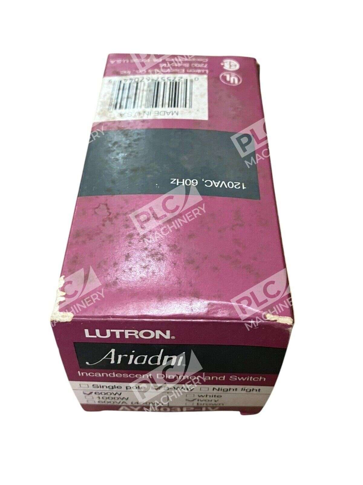 Lutron Ariadni 600W Ivory 3-Way Incandescent Dimmer And Switch AY-603P-IV - Image 3