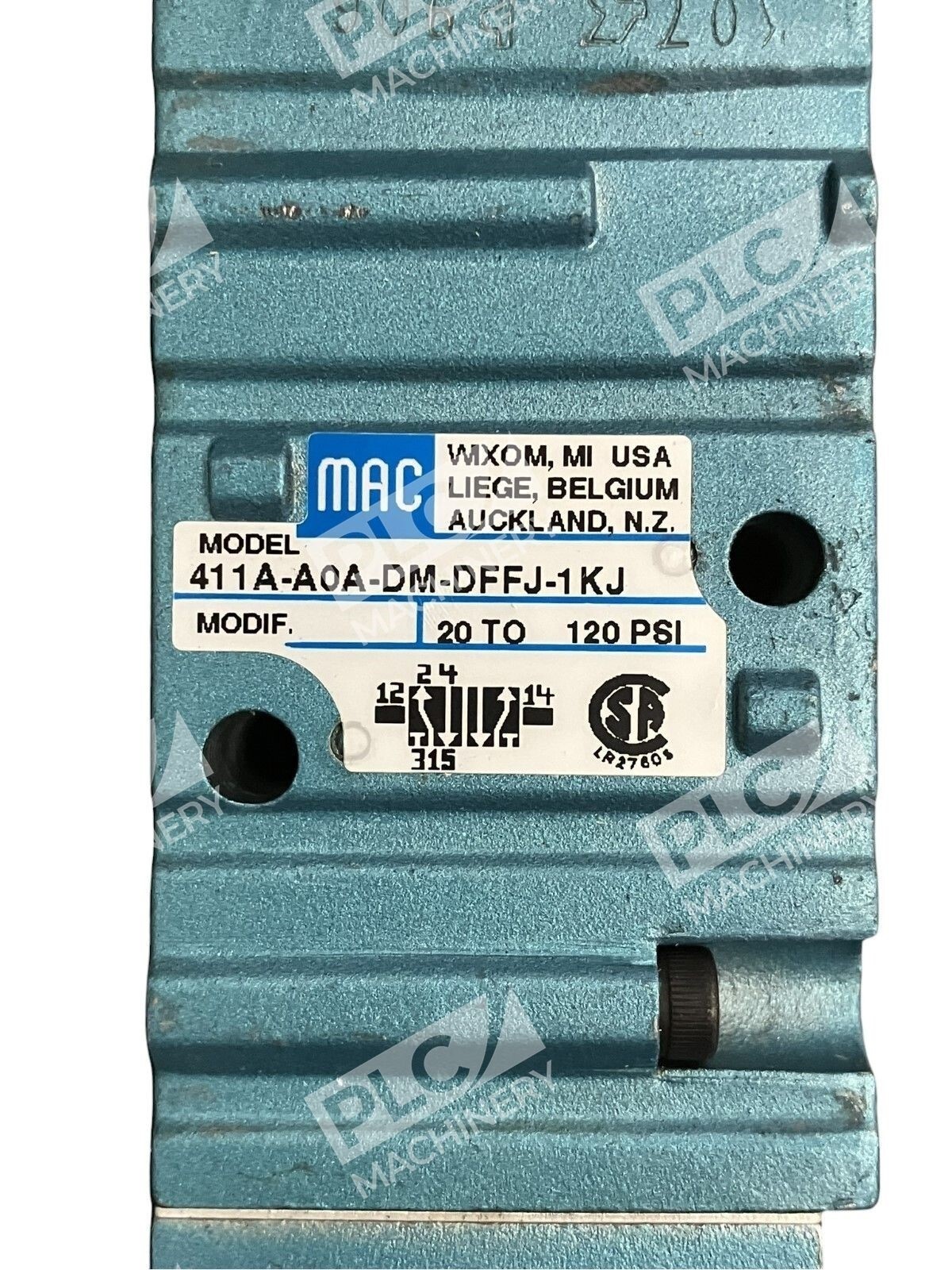 MAC 411A-A0A-DM-DFFJ-1KJ W/ R75-03A, DMB-DFFJ-1KJ Valve Stack Assembly - Image 4