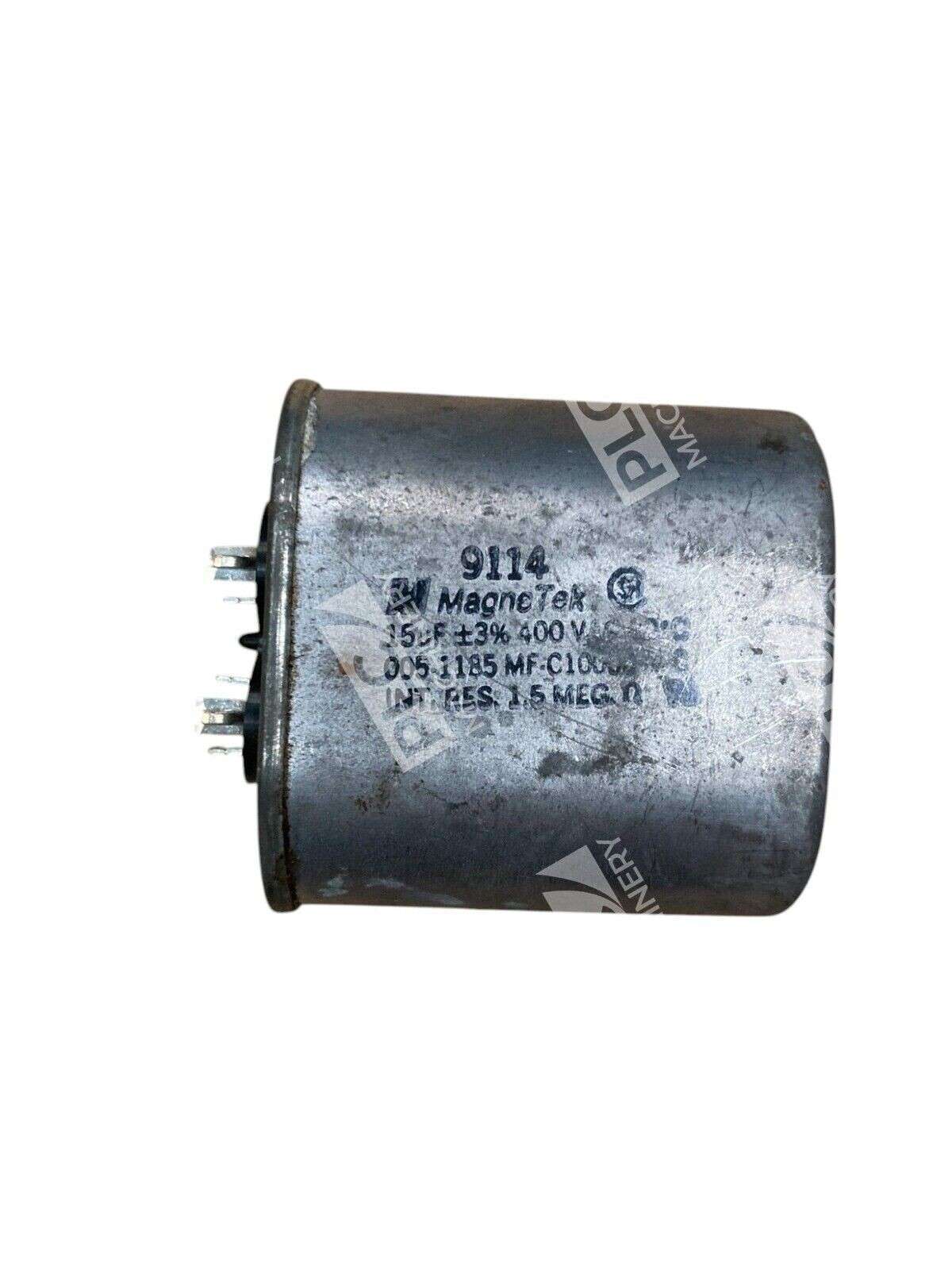 Magnetek 15uF +-3% 400VACC 1.5MegOhm 9114 Capacitor 005-1185MF-C1000AFC