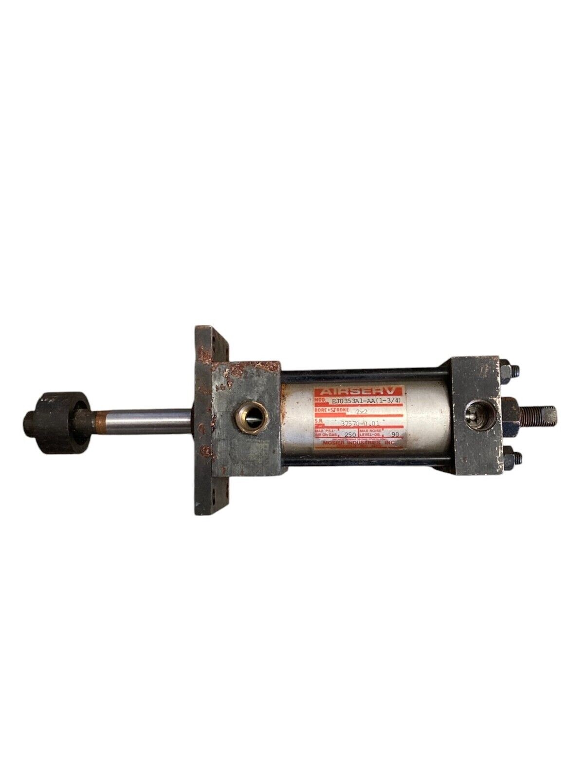 Mosier Airserv 2" Bore 2" Stroke 250PSI Pneumatic Cylinder EJ0353A1-AA(1-3/4)