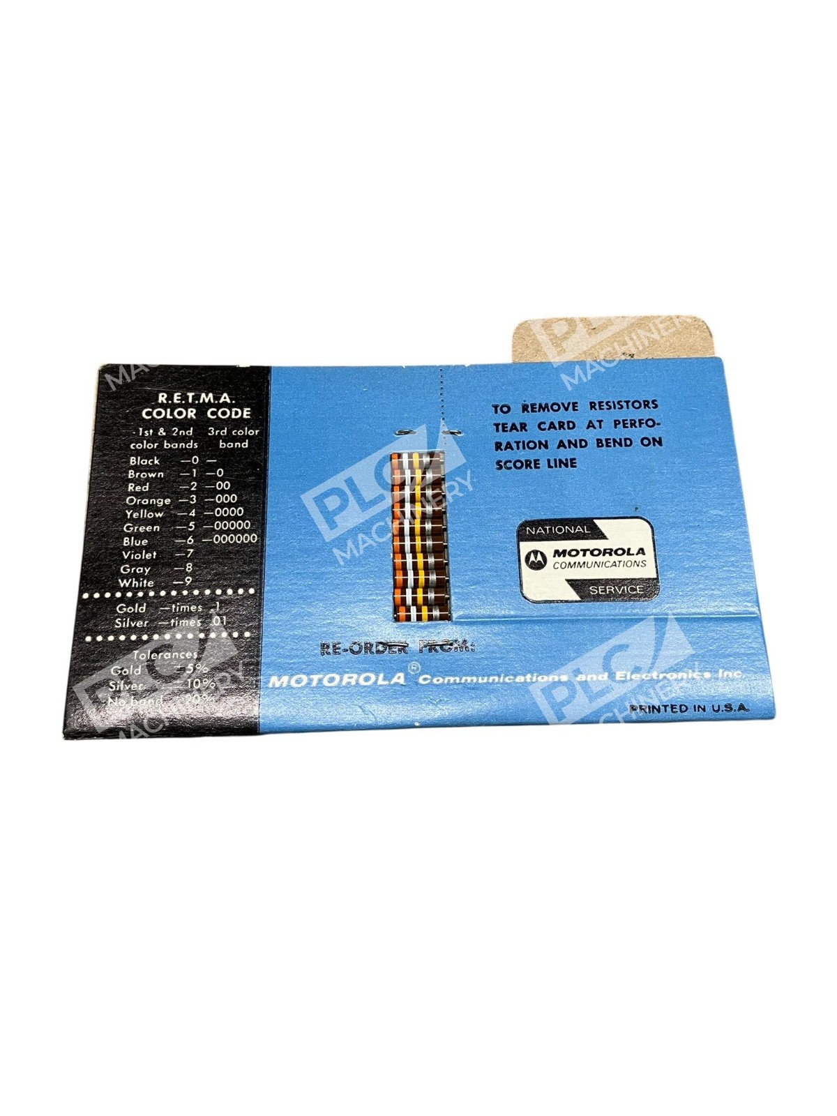 Motorola 6-5646 Resistor File 390K Ohm ±10% 1/2W Carbon Composition NOS Pack - Image 4