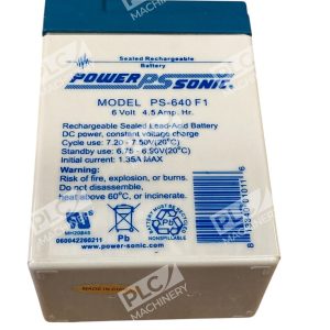 Power Sonic PS 6V 45AH Sealed Rechargeable Battery PS 640 F1 226823858011