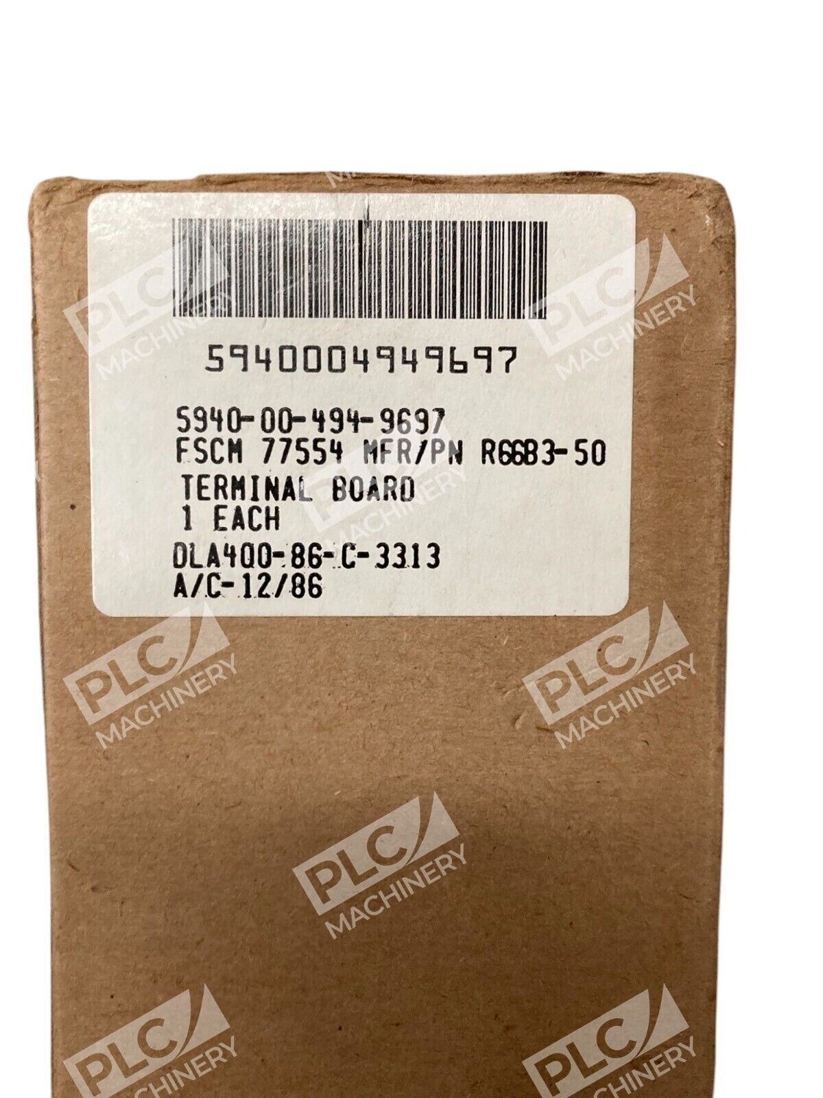 Reliance Electric P-809826 5940-00-494-9697 FSCM 77554 Terminal Board R66B3-50 - Image 3