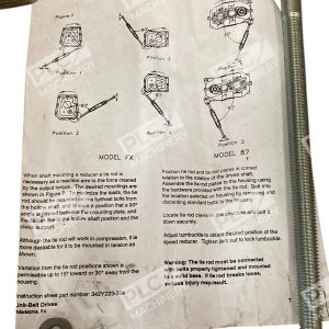 Rexnord Link Belt Tie Rod Assembly 115FXTR 226825976621