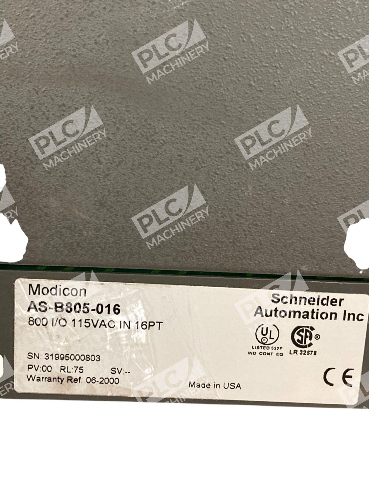 Schneider Automation Modicon 800 I/O 115VAC 16Pt Input Module AS-B805-016 - Image 7