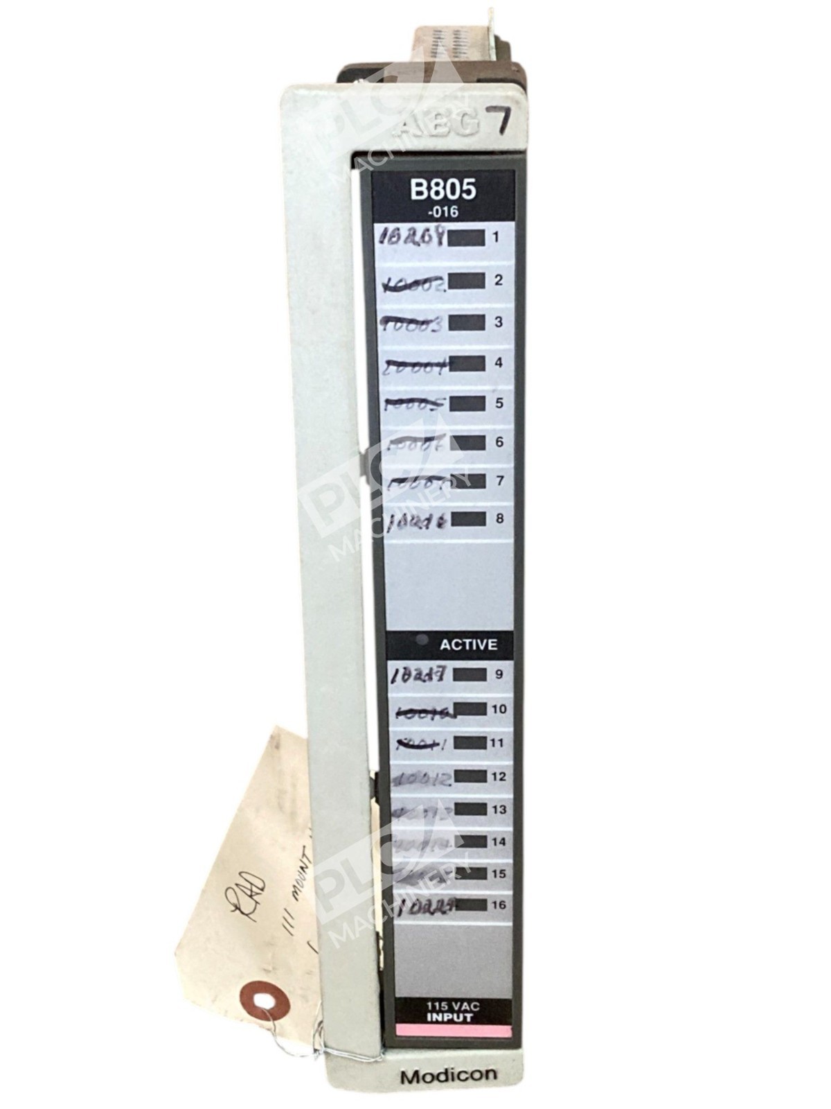 Schneider Automation Modicon 800 I/O 115VAC 16Pt Input Module AS-B805-016