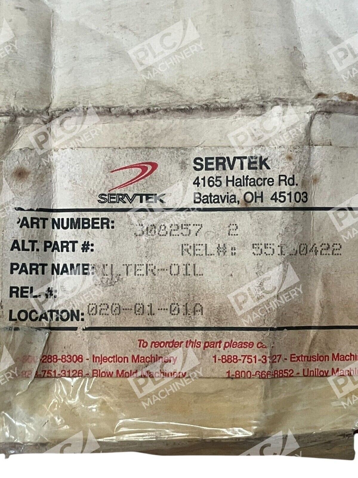 Servtek 55150422 55130422 Oil Filter 308257 - Image 4