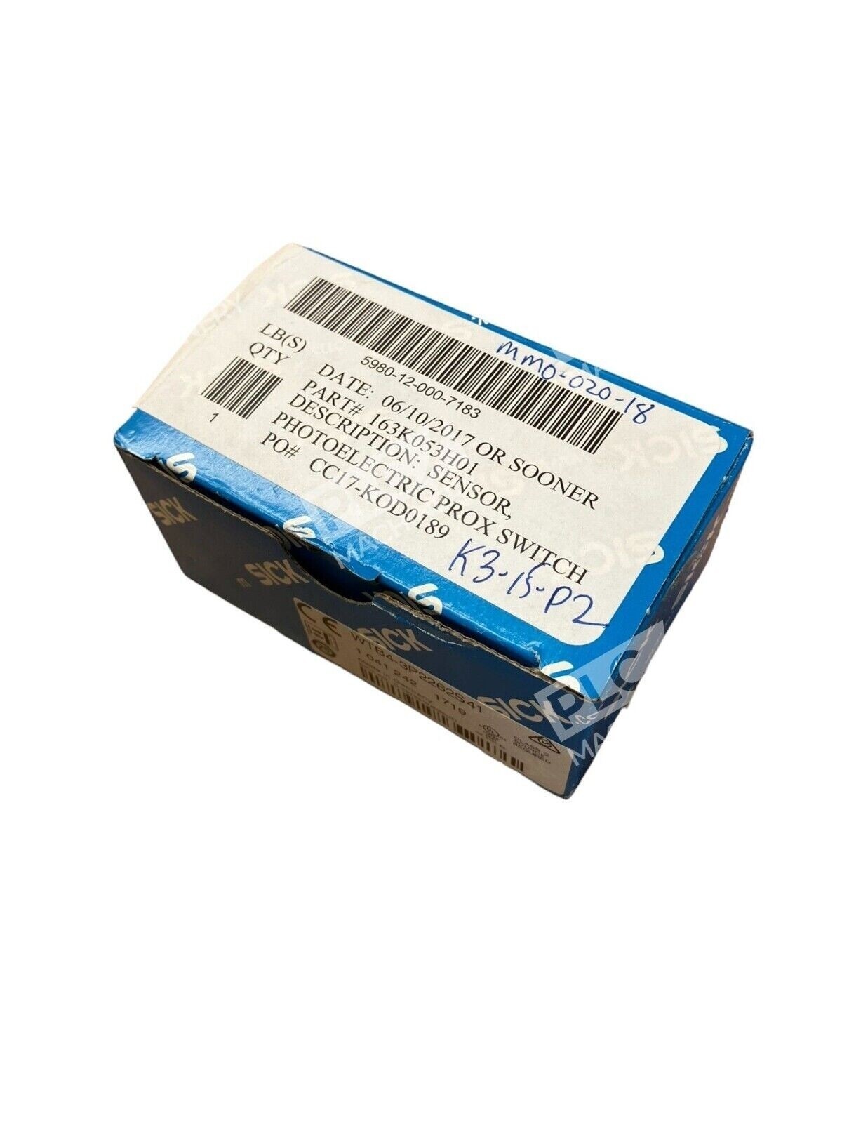 Sick WTB4-3P2262S41 Mini Photoelectric Sensor