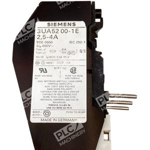 Siemens 25 4A Overload Relay 3UA52 00 1E 226823835451