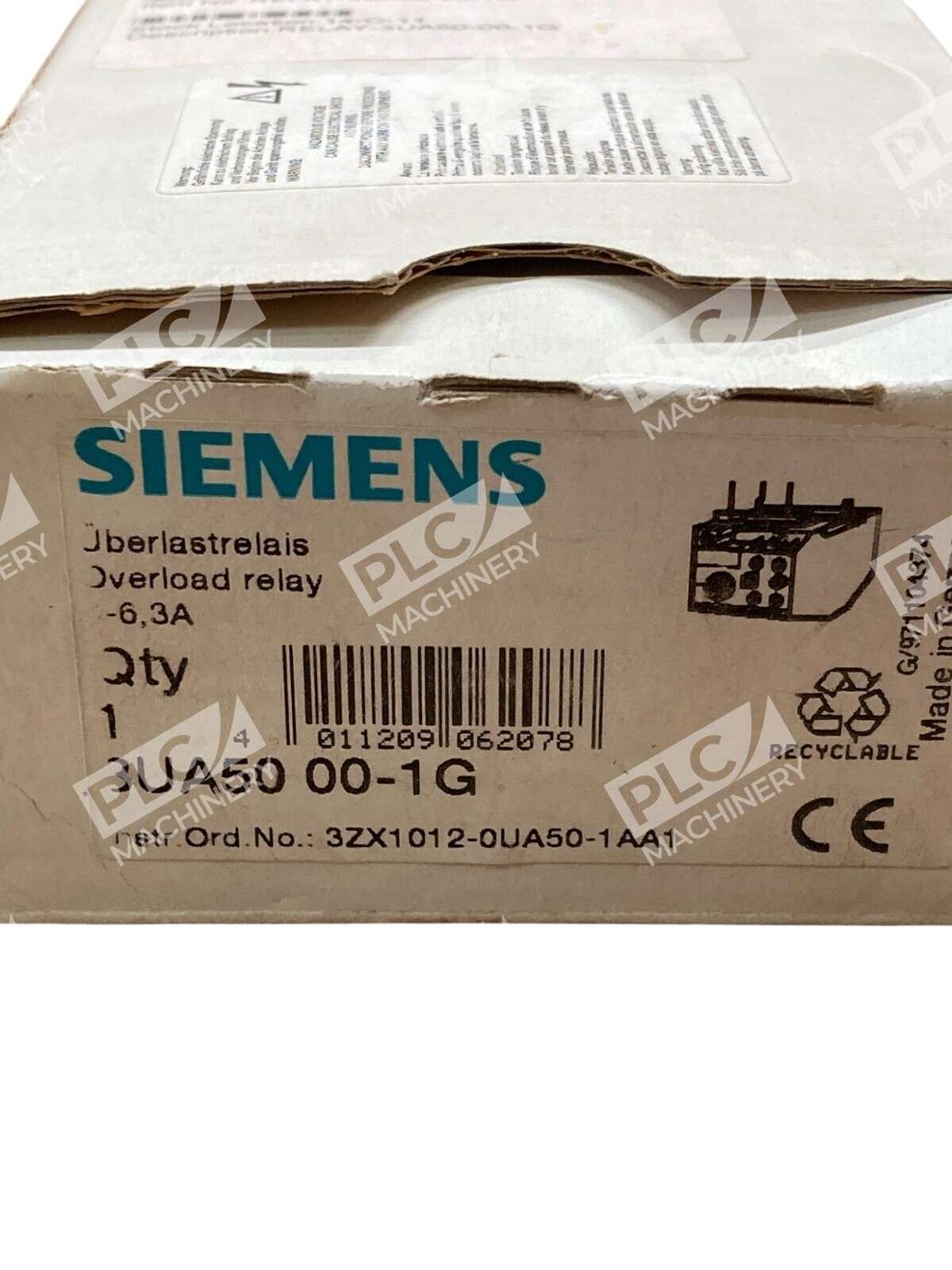 Siemens 3UA5000-1G 4-6.3A Overload Relay 3UA50 00-1G - Image 3