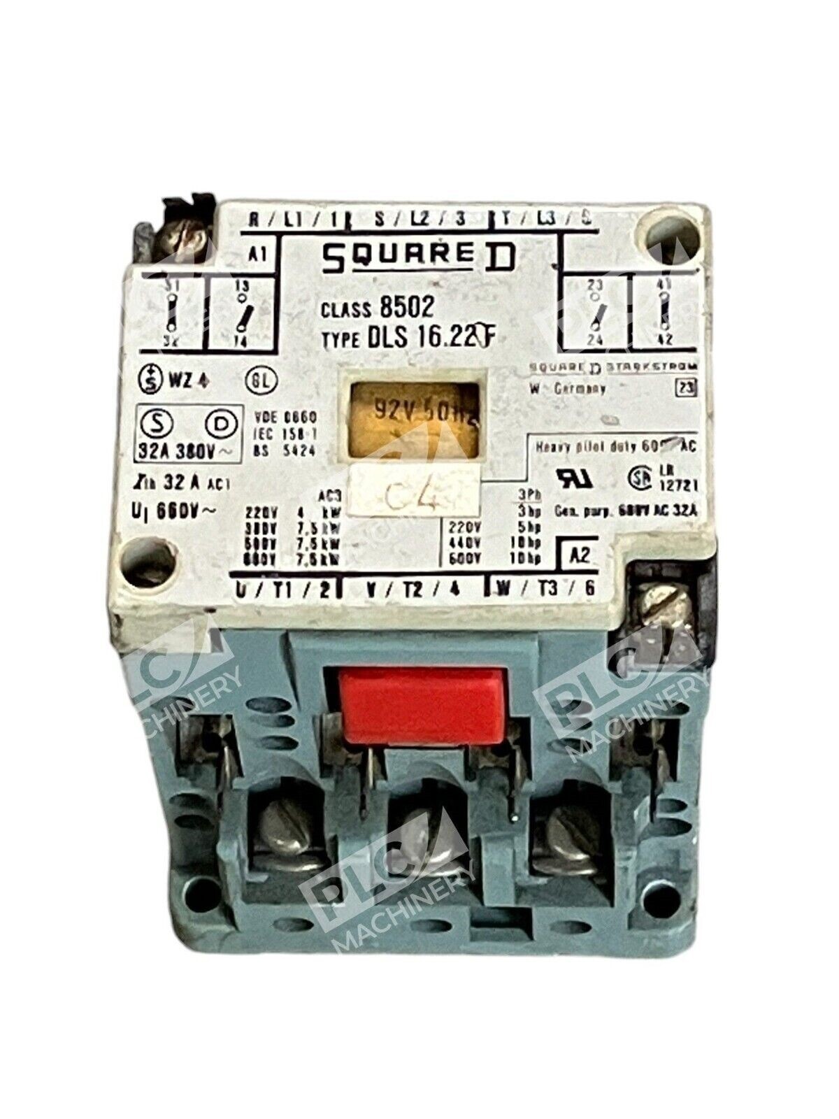 Square D 32A 600VAC Contactor 8502-DLS-16.22-F