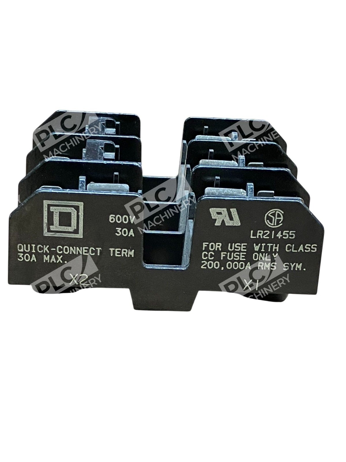 Square D 600V 30A Quick Connect Terminal Fuse Holder Plant 65 LR21455