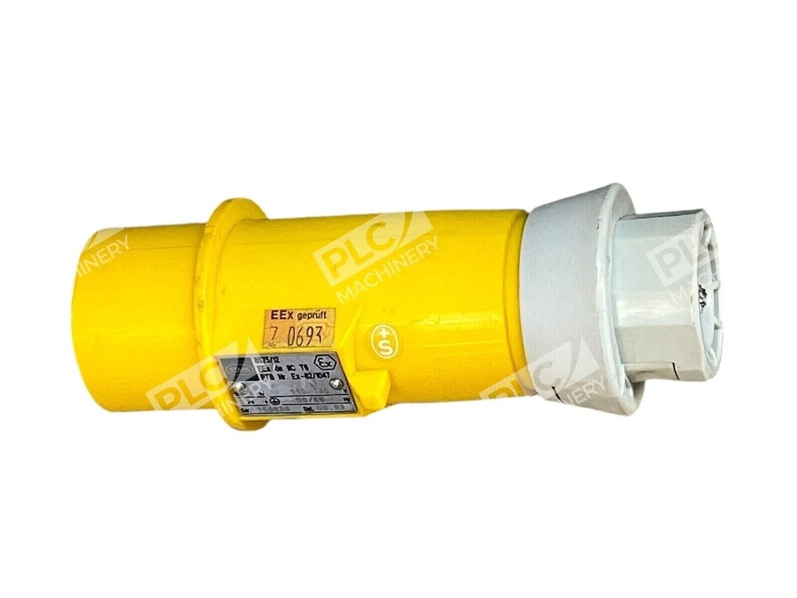 Stahl Plug 110-130V 3P+ 50/60Hz PTB Nr. Ex-82/1047 EEx de IIC T6 8575/12