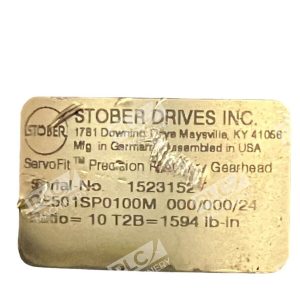 Stober Drives ServoFit Precision Gearhead PE501SP0100M 227030099281