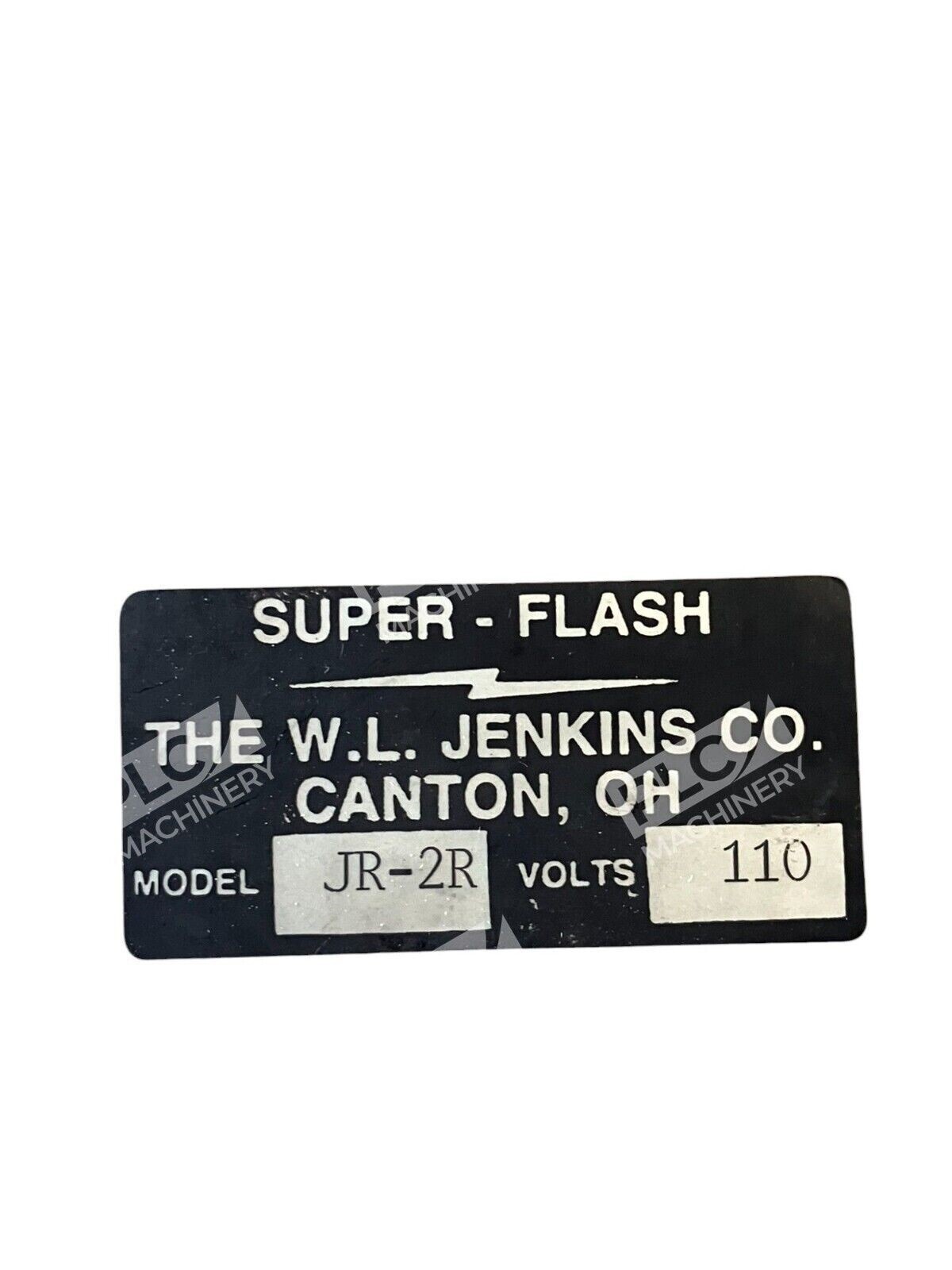 The W.L. Jenkins Super Flash 110V JR-2R - Image 3